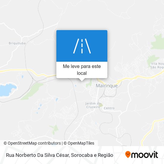 Rua Norberto Da Silva César mapa