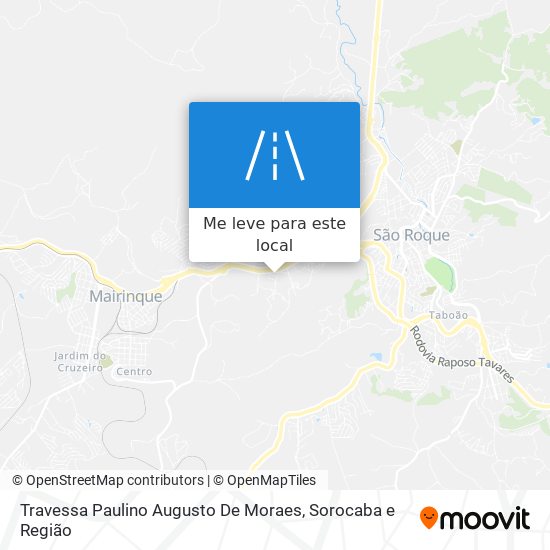 Travessa Paulino Augusto De Moraes mapa