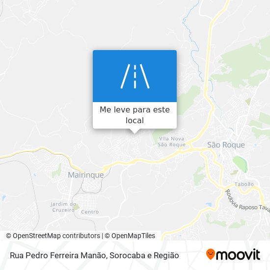 Rua Pedro Ferreira Manão mapa