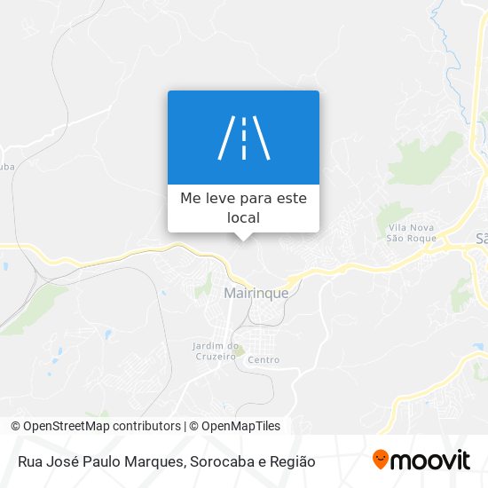 Rua José Paulo Marques mapa