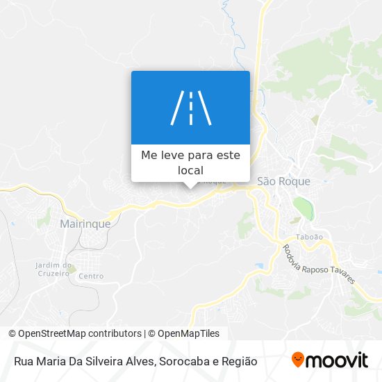 Rua Maria Da Silveira Alves mapa