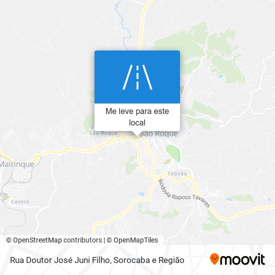 Rua Doutor José Juni Filho mapa