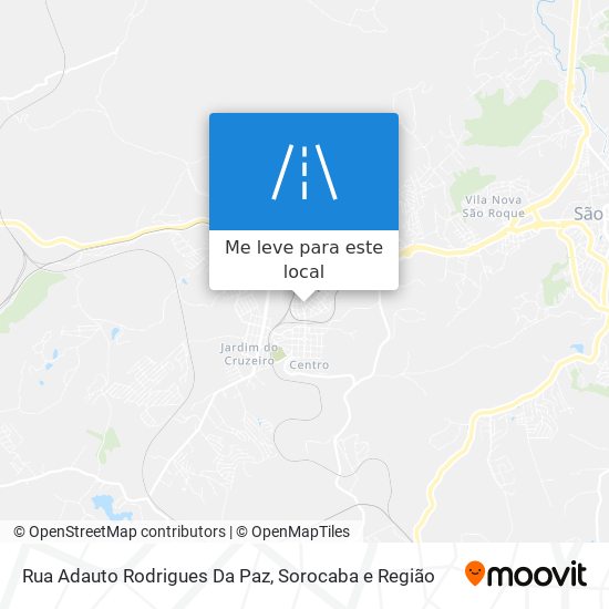 Rua Adauto Rodrigues Da Paz mapa