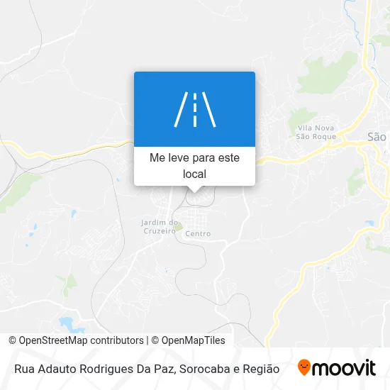 Rua Adauto Rodrigues Da Paz mapa