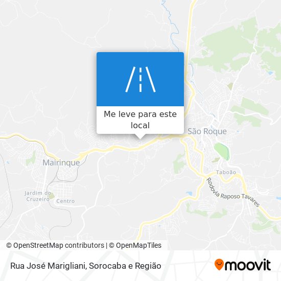 Rua José Marigliani mapa