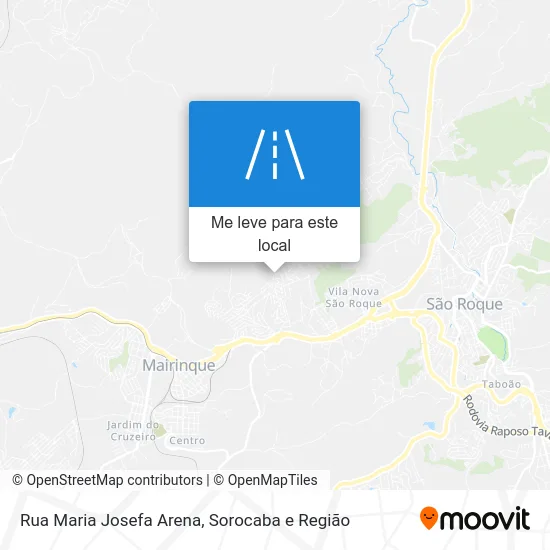 Rua Maria Josefa Arena mapa