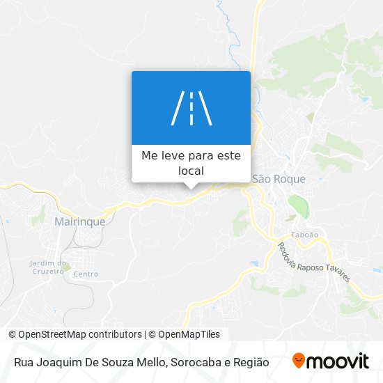 Rua Joaquim De Souza Mello mapa