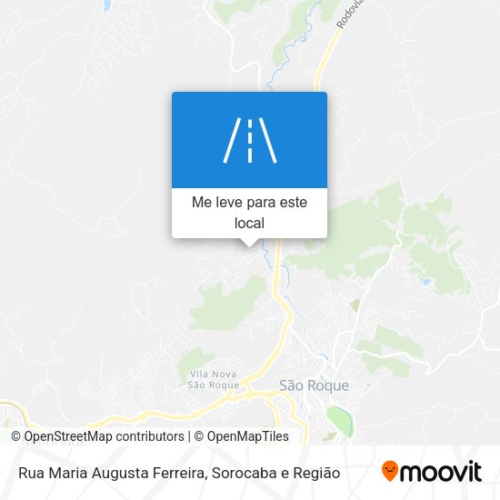 Rua Maria Augusta Ferreira mapa