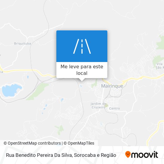 Rua Benedito Pereira Da Silva mapa