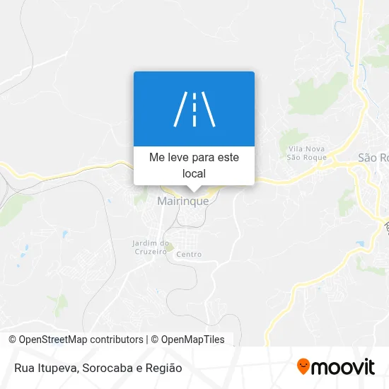 Rua Itupeva mapa