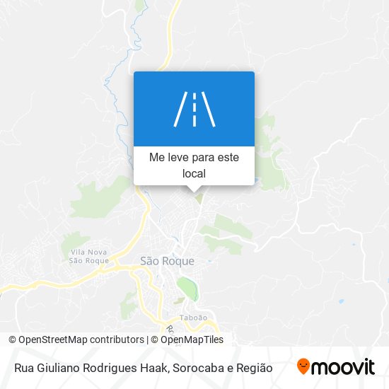 Rua Giuliano Rodrigues Haak mapa