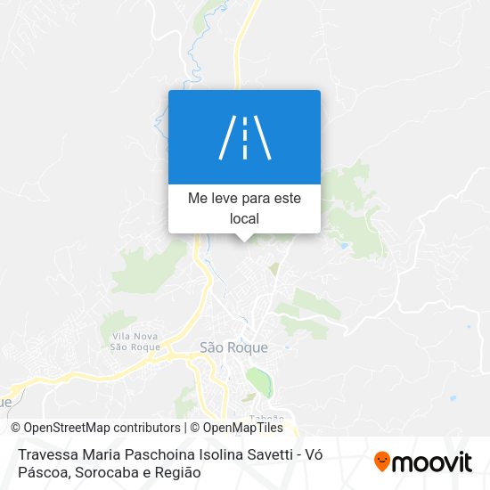 Travessa Maria Paschoina Isolina Savetti - Vó Páscoa mapa