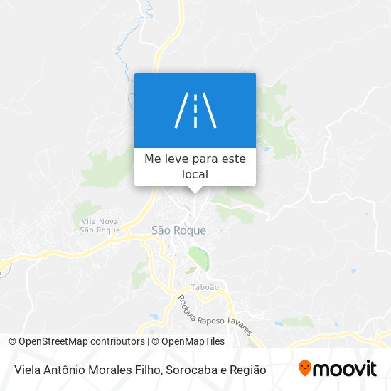 Viela Antônio Morales Filho mapa