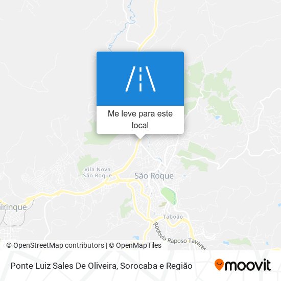 Ponte Luiz Sales De Oliveira mapa