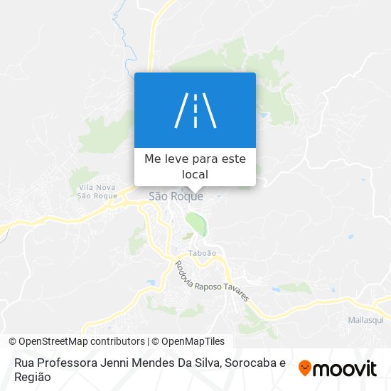 Rua Professora Jenni Mendes Da Silva mapa