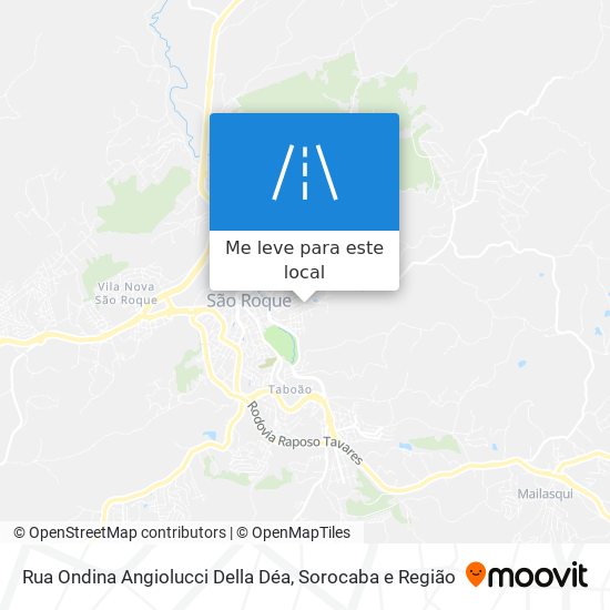 Rua Ondina Angiolucci Della Déa mapa