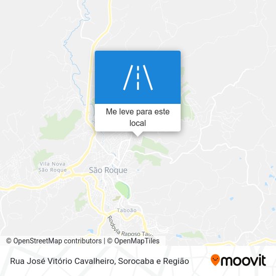 Rua José Vitório Cavalheiro mapa