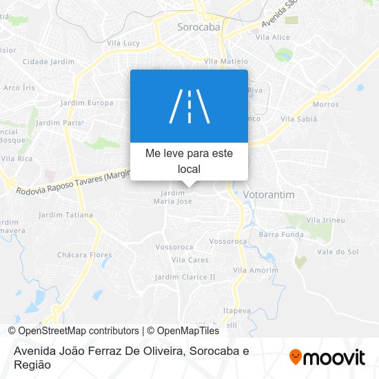 Avenida João Ferraz De Oliveira mapa