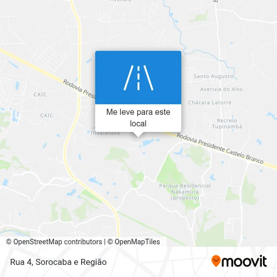 Rua 4 mapa