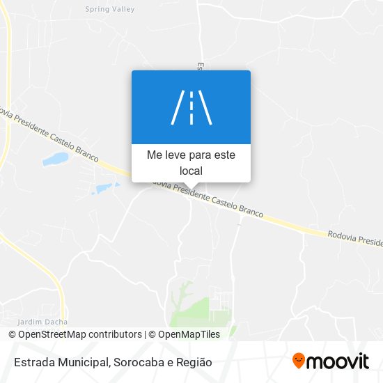 Estrada Municipal mapa