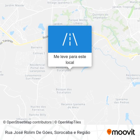 Rua José Rolim De Góes mapa