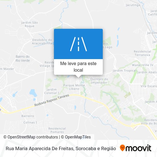 Rua Maria Aparecida De Freitas mapa