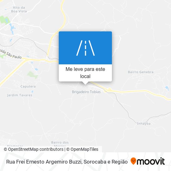 Rua Frei Ernesto Argemiro Buzzi mapa