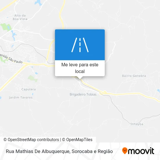 Rua Mathias De Albuquerque mapa