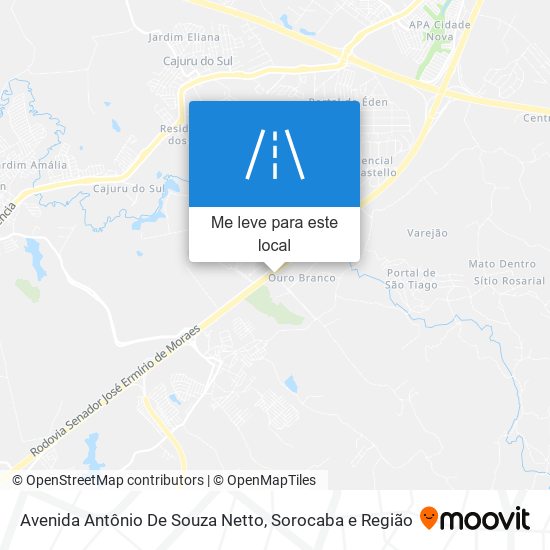 Avenida Antônio De Souza Netto mapa