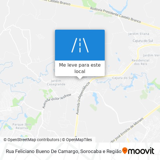 Rua Feliciano Bueno De Camargo mapa