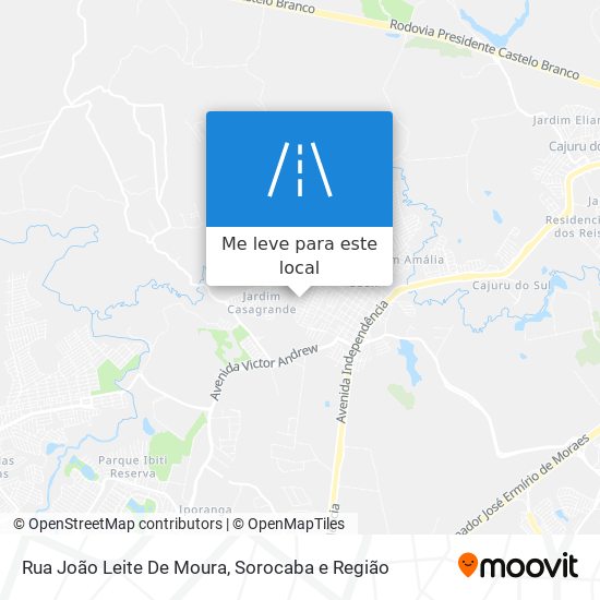 Rua João Leite De Moura mapa