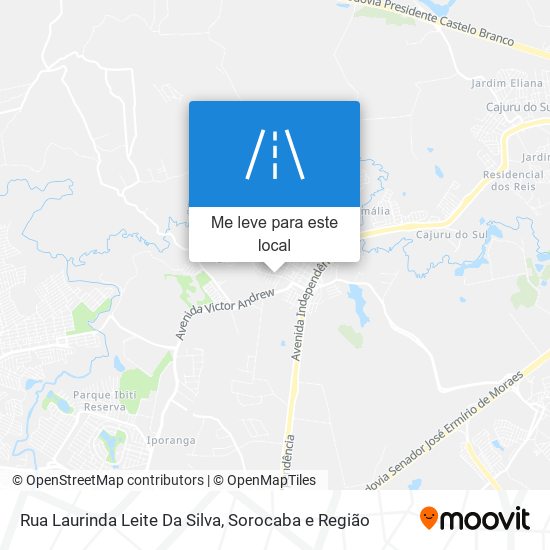 Rua Laurinda Leite Da Silva mapa