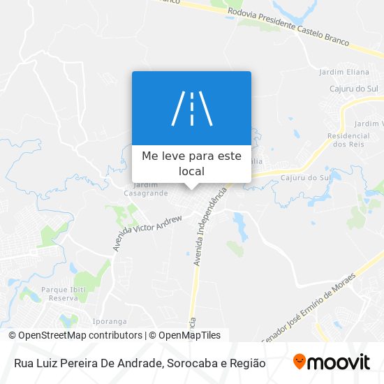 Rua Luiz Pereira De Andrade mapa