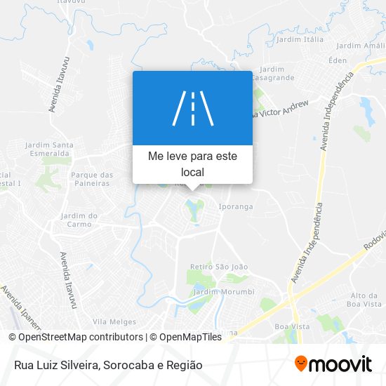 Rua Luiz Silveira mapa