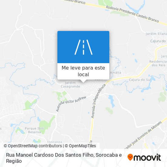 Rua Manoel Cardoso Dos Santos Filho mapa