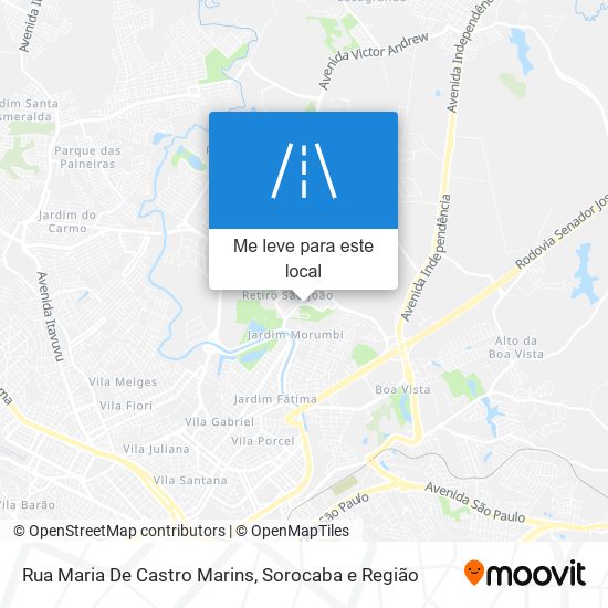 Rua Maria De Castro Marins mapa