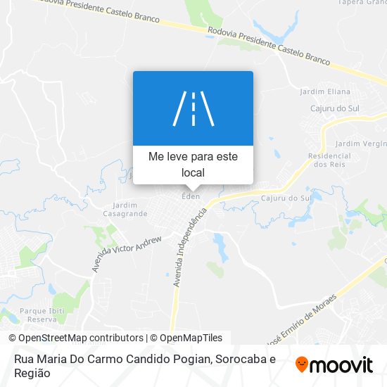 Rua Maria Do Carmo Candido Pogian mapa