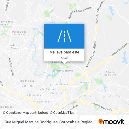 Rua Miguel Martins Rodrigues mapa