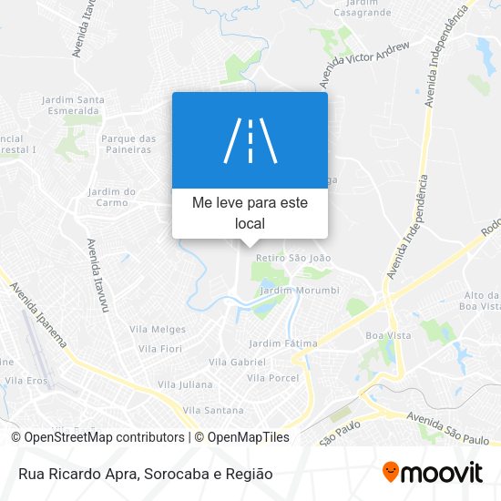 Rua Ricardo Apra mapa