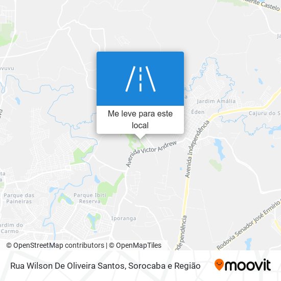 Rua Wilson De Oliveira Santos mapa
