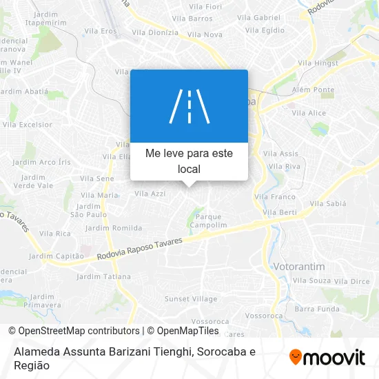 Como chegar em Alameda Assunta Barizani Tienghi, Sorocaba de ônibus?