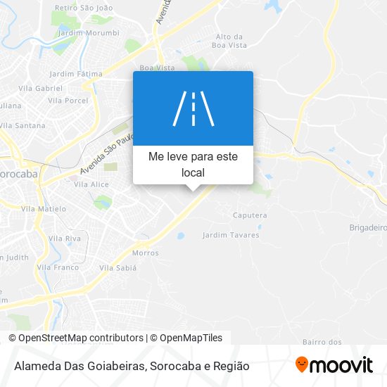 Alameda Das Goiabeiras mapa