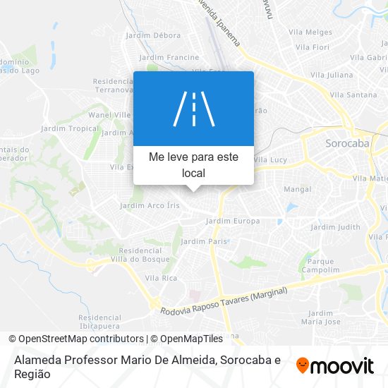 Alameda Professor Mario De Almeida mapa