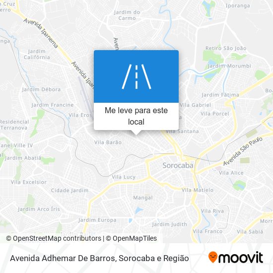 Avenida Adhemar De Barros mapa