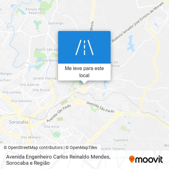 Avenida Engenheiro Carlos Reinaldo Mendes mapa