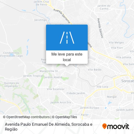 Avenida Paulo Emanuel De Almeida mapa