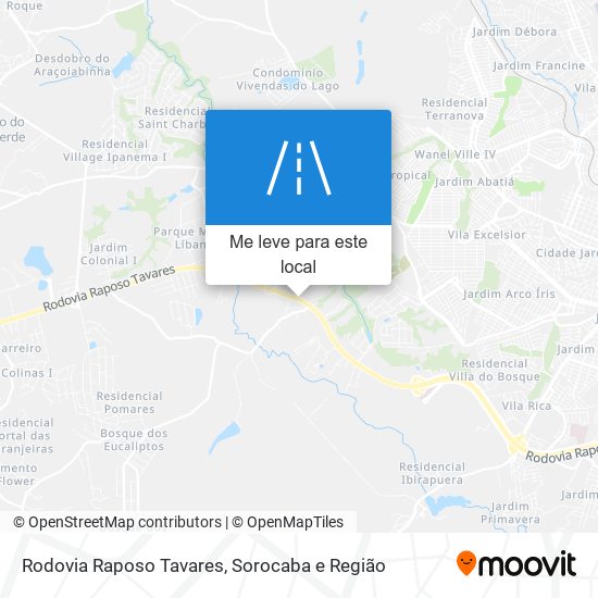 Rodovia Raposo Tavares mapa