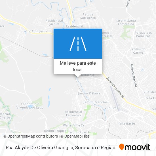 Rua Alayde De Oliveira Guariglia mapa