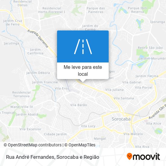 Rua André Fernandes mapa