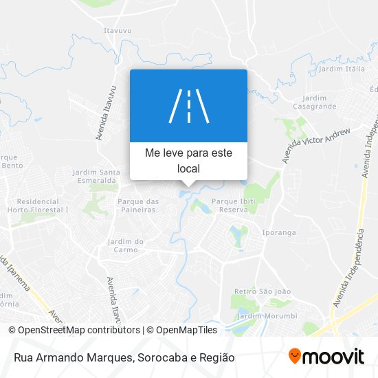 Rua Armando Marques mapa